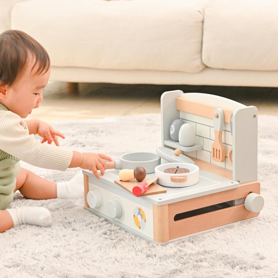 おもちゃ おままごと キッチン ミニ 3歳 木製 北欧 木のおもちゃ 木製おもちゃ 卓上 コンパクト 収納 ベビー 赤ちゃん 子ども ギフト プレゼント お弁当グッズのカラフルボックス 通販 Yahoo ショッピング