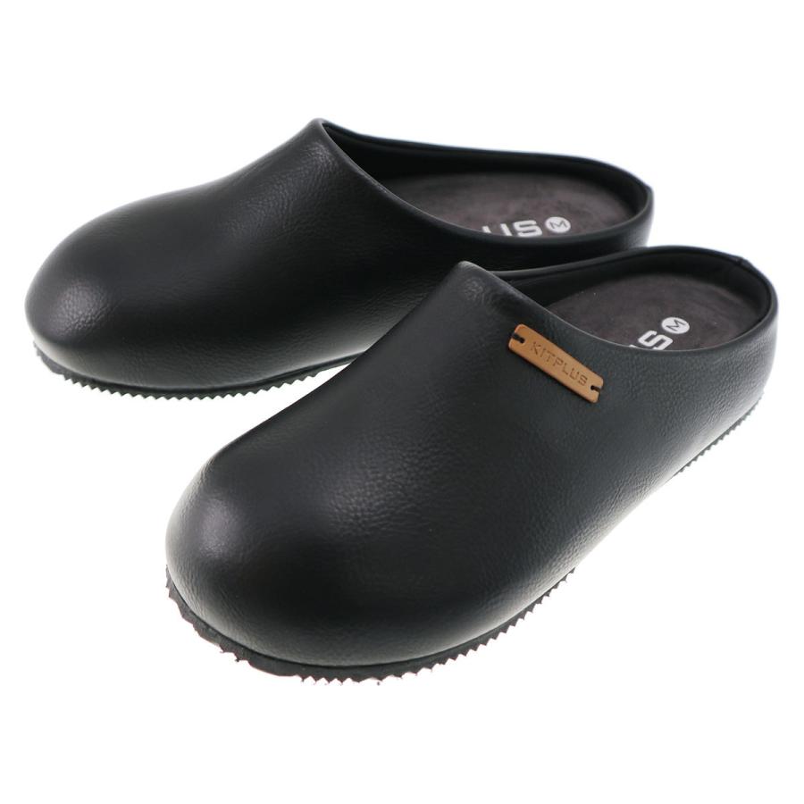 サンダル フェイクレザーサボサンダル M 23.0〜23.5cm KITPLUS