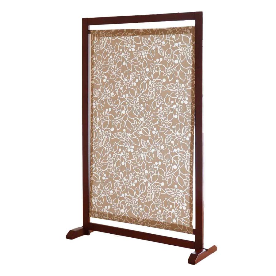 衝立 自立式1連衝立 花柄 高さ135cm （ 間仕切り 目隠し