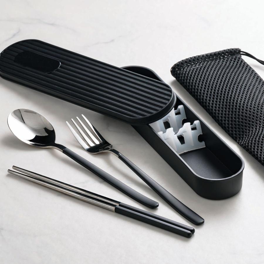アウトドア カトラリー ケースセット （ 箸 スプーン フォーク お箸