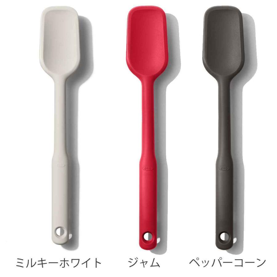 OXO シリコンスプーンスパチュラ （ オクソー ソフトヘラ ゴムヘラ ゴムベラ 食洗機対応 シリコン製 スプーンタイプ ）｜colorfulbox｜05