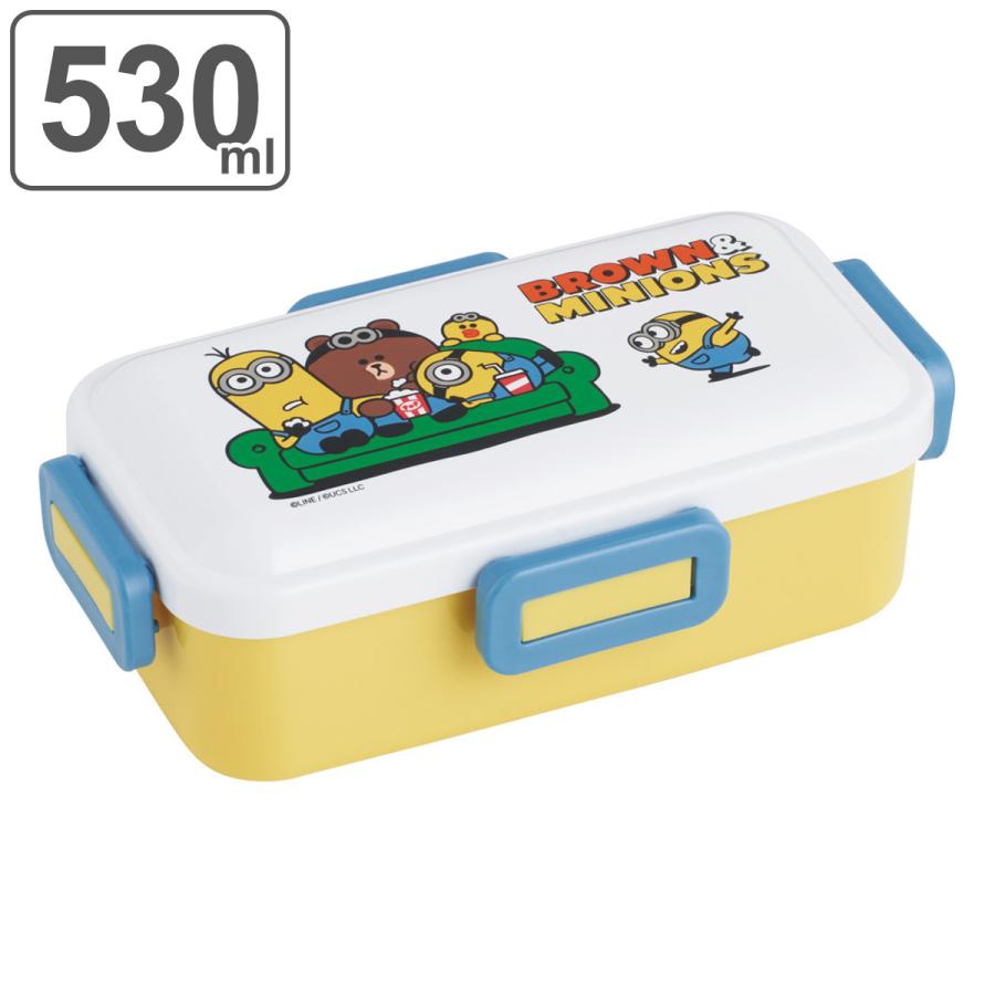 お弁当グッズ70点 スケーター 弁当箱 1段 530ml 抗菌 ふわっと ブラウン