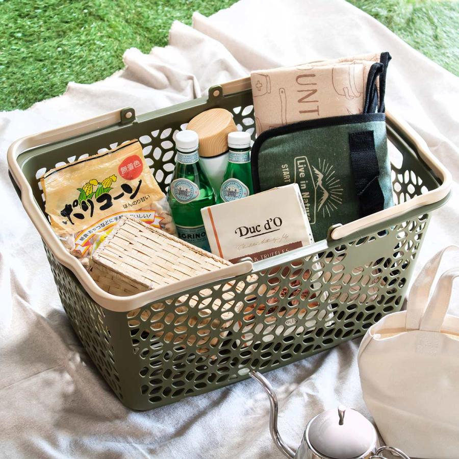 買い物かご ハンドル積み重ねバスケット レジかご （ バスケット