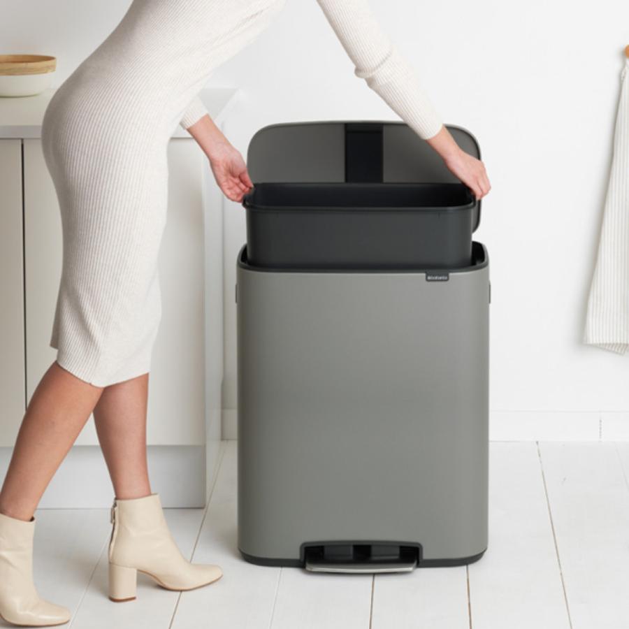 brabantia（ブラバンシア） ゴミ箱 60L Bo Pedal Bin グレー （ ごみ箱