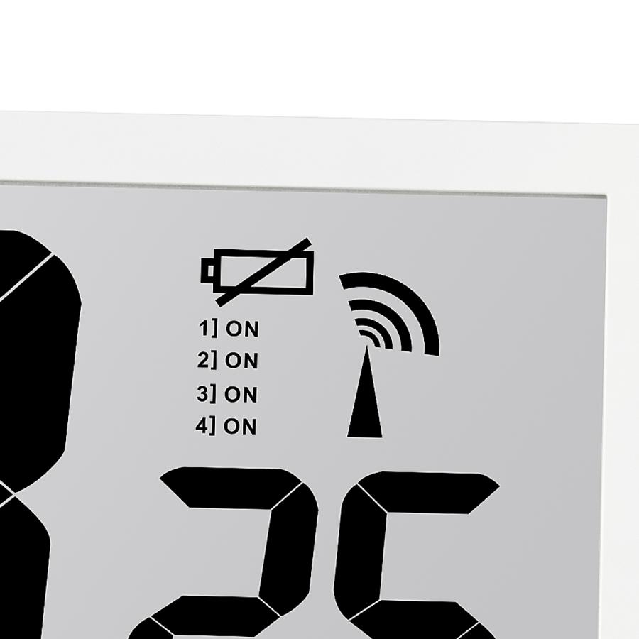 ノア精密 掛時計 グランタイム 電波 デジタル 大型 （ 時計 電波