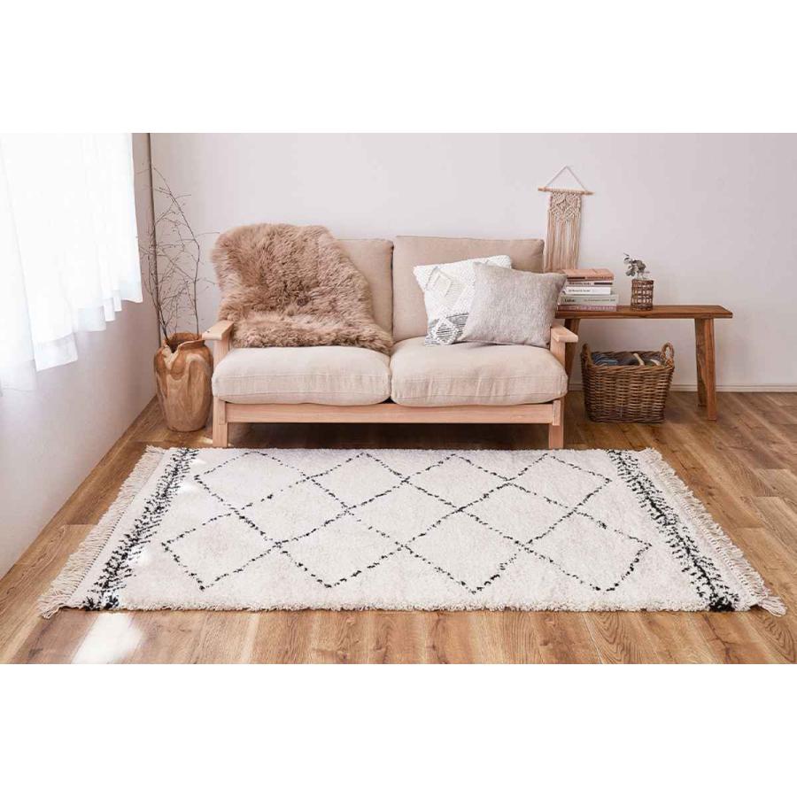 HAGiHARA（萩原） ラグ ベルギー製 ウィルトンラグ BOHO ベニワレン