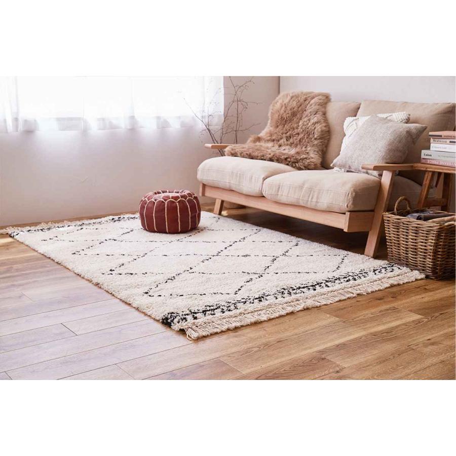 HAGiHARA（萩原） ラグ ベルギー製 ウィルトンラグ BOHO ベニワレン