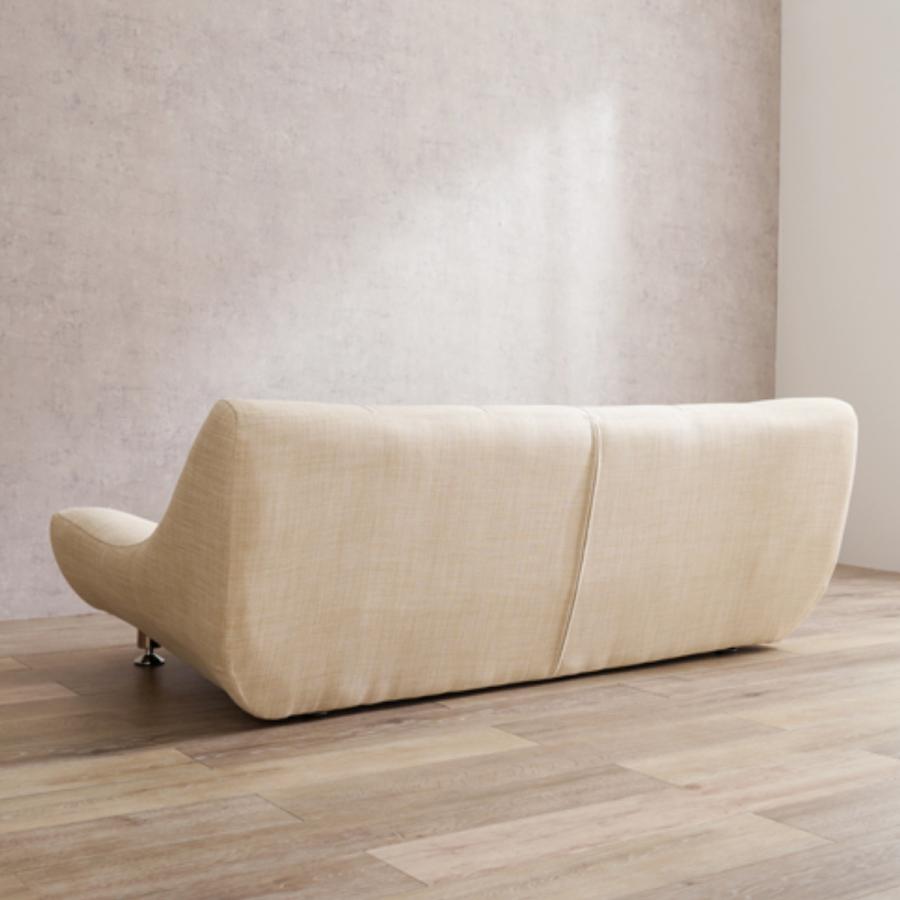 HAGiHARA（萩原） ローソファ 二人掛け 幅153cm 座面広々 （ リビング