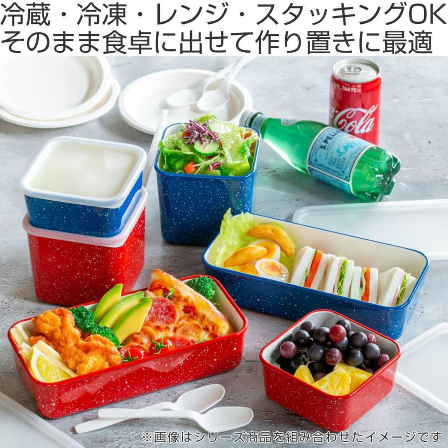 保存容器 450ml Diner スクエアストッカー XS （ 日本製 密閉 電子レンジ対応 食洗機対応 冷凍庫対応 保存 容器 キャニスター ストッカー プラスチック ）｜colorfulbox｜04