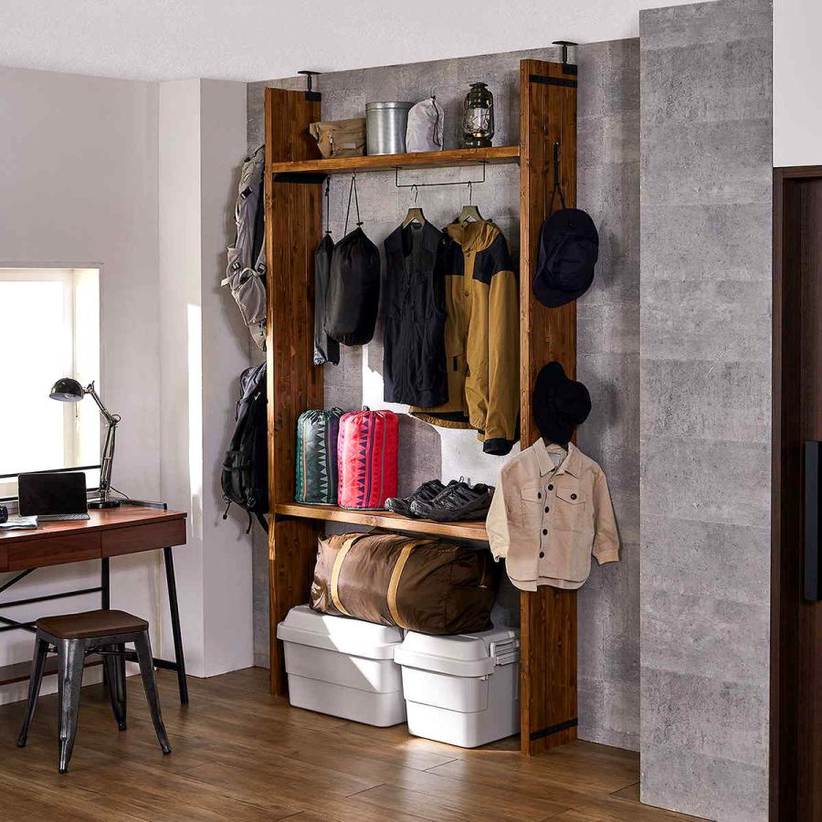 LABRICO 連結パーツ 横3本用 ラブリコ アイアン （ パーツ 部品 連結