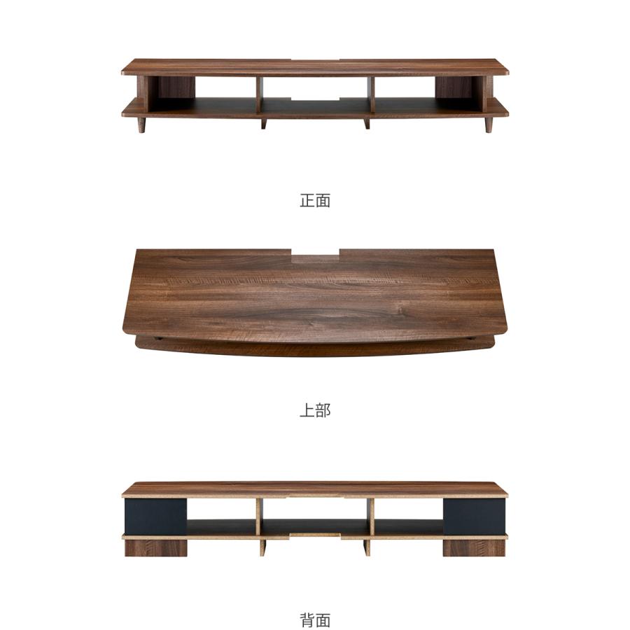 朝日木材加工 テレビ台 ローボード 北欧風 オープンタイプ 80V型