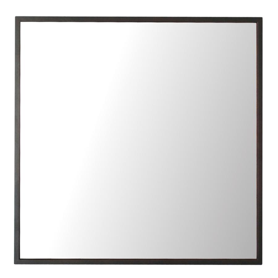 永井興産 ウォールミラー 42×42cm 細枠 正方形 （ 鏡 壁掛け ミラー