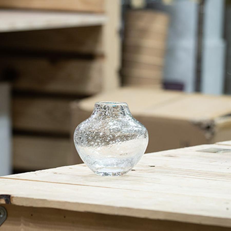 花瓶 DGガラスキュルット 直径10×高さ9.5cm ガラス （ 花びん フラワーベース 花器 ガラス製 インテリア ）｜colorfulbox｜15