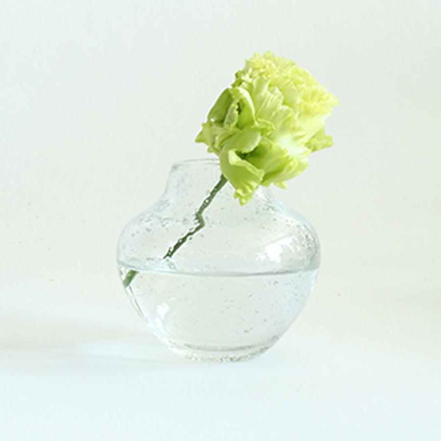 花瓶 DGガラスキュルット 直径10×高さ9.5cm ガラス （ 花びん フラワーベース 花器 ガラス製 インテリア ）｜colorfulbox｜12