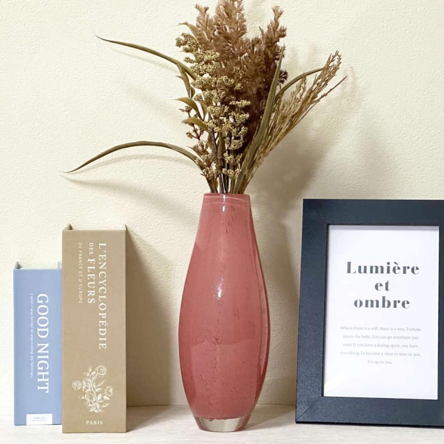 花瓶 DGガラススリムベース 直径7×高さ18cm ガラス （ 花びん フラワー