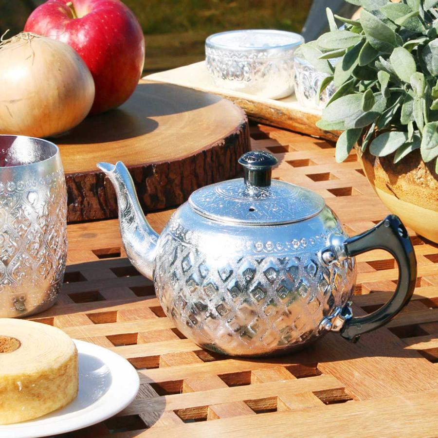 ティーポット 580ml ケトル アルミ （ ポット 紅茶ポット 急須