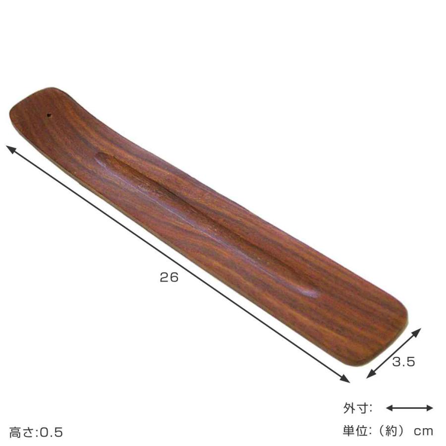 香立 シーシャム香立て フラット プレーン 木製 （ 香立て お香立て