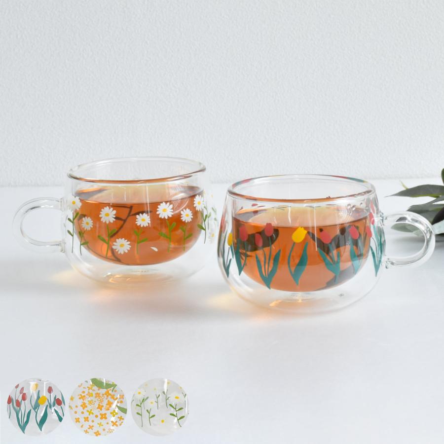 大正ロマン ウランガラス紅茶水玉カップ&ソウーサ2組 大正ロマン