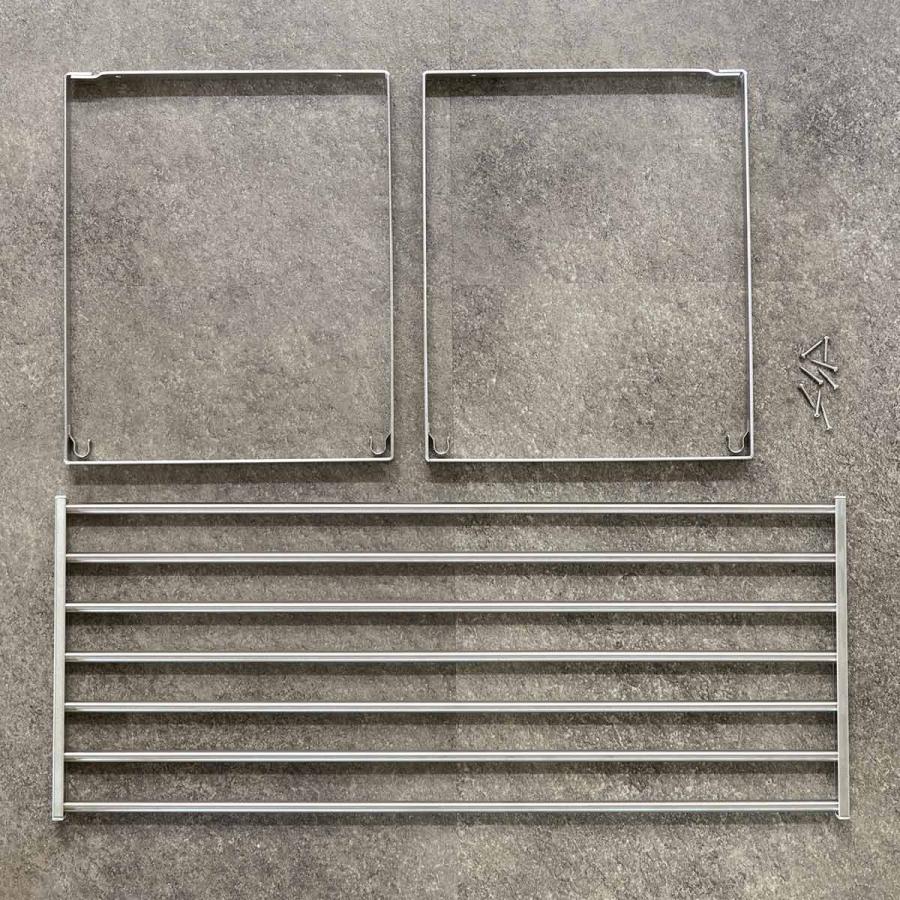 吊戸棚収納 パイプ棚A 1段 幅60cm 水切棚シリーズ ネジ止めタイプ