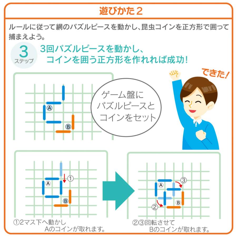 知育玩具 ロジカルニュートン ファーブルの昆虫採集 （ おもちゃ 知育 玩具 パズルゲーム ゲーム 脳トレ 6歳 子ども 大人 キッズ 幼児 男の子 女の子 ）｜colorfulbox｜04