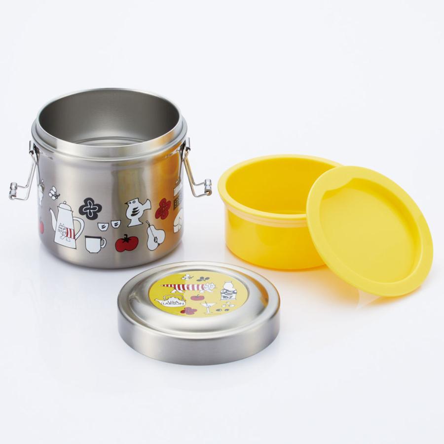 スケーター 弁当箱 保温 丼 600ml 抗菌 真空ステンレス 保温弁当箱