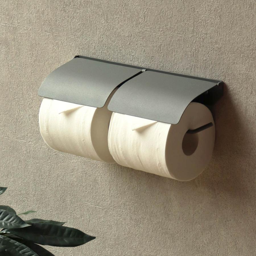 トイレットペーパーホルダー Tpby ダブル （ ペーパーホルダー アイアン DIY トイレホルダー ） : 410026 : お弁当グッズの ...