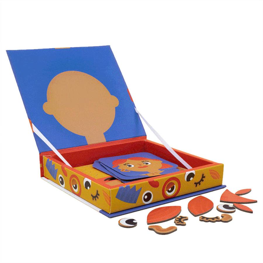 おもちゃ ベビー マグネット福笑い ピープル （ 知育玩具 福笑い 磁石 マグネット 子供 幼児 キッズ 3歳 男の子 女の子 ）｜colorfulbox｜05