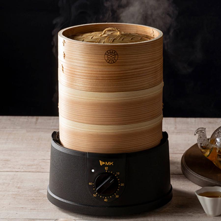 エムケー精工 電気せいろ TEGARU=SEIRO 18cm （ 蒸し器 蒸籠