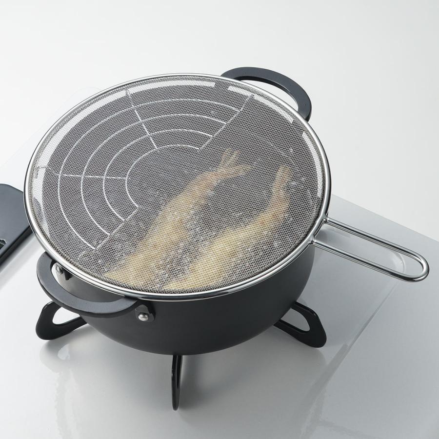 パール金属 油はね防止ネット 20cm チーノ （ 油はねガード ネット