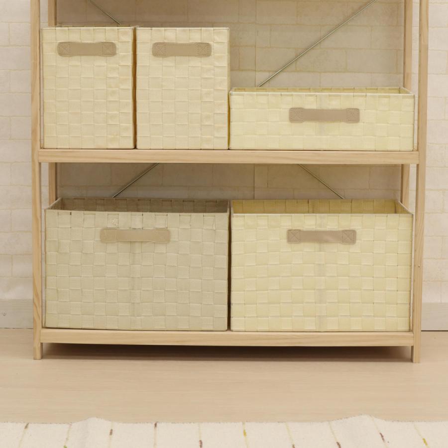 フリーラック 木製 パインラック 3段 幅82cm （ シェルフ ラック