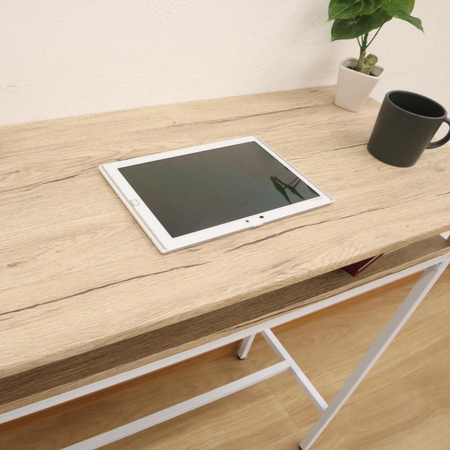 エイ・アイ・エス カウンターテーブル 幅100cm 奥行40cm ラック 木目調