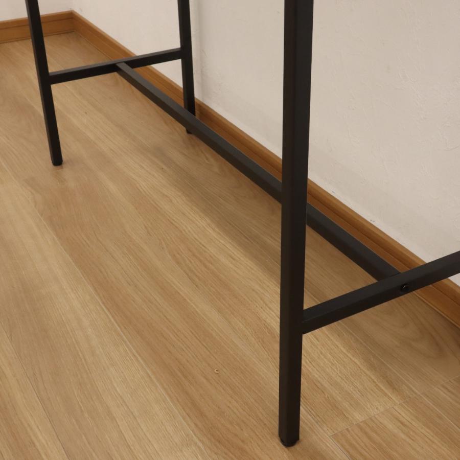 あ　ウォールナット色　カウンターテーブル　デスク　　幅 100cm 弘益 カウンターテーブル 幅100cm ミルド ダイニングテーブル デスク