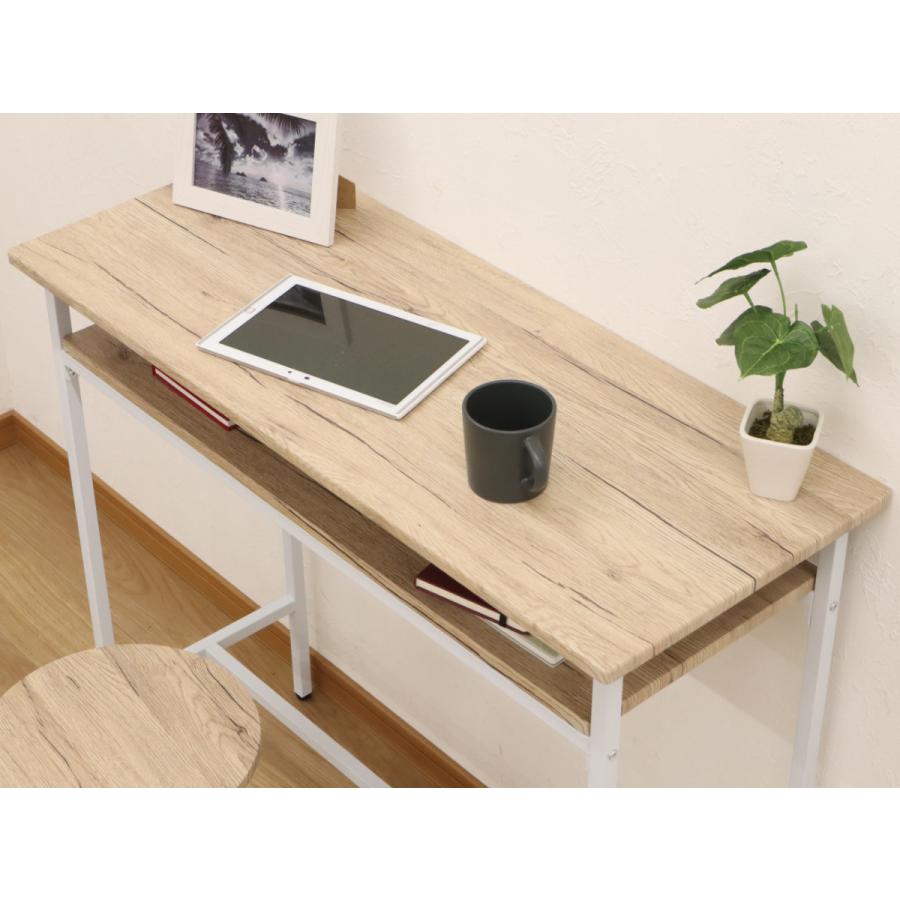 エイ・アイ・エス カウンターテーブル 幅100cm 奥行40cm ラック 木目調