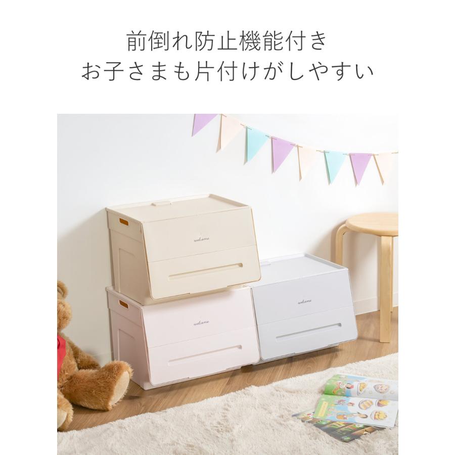 SANKA（サンカ） 収納ボックス 前開き 幅45×奥行34×高さ31cm