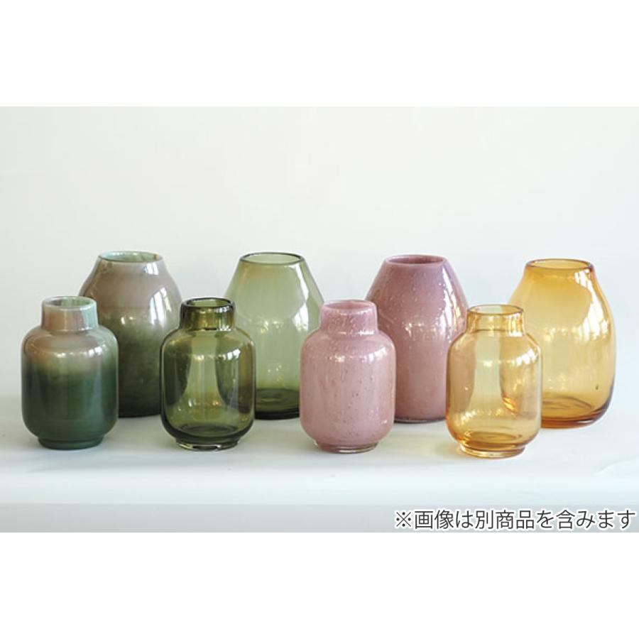花瓶 DGガラスボットム ガラス 直径14x高さ18cm （ フラワーベース