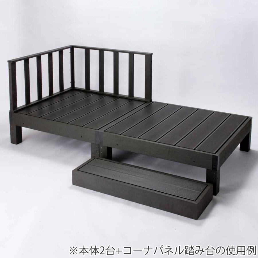 ウッドデッキ 本体2台セット 人工木 （ ガーデンデッキ 人工木デッキ
