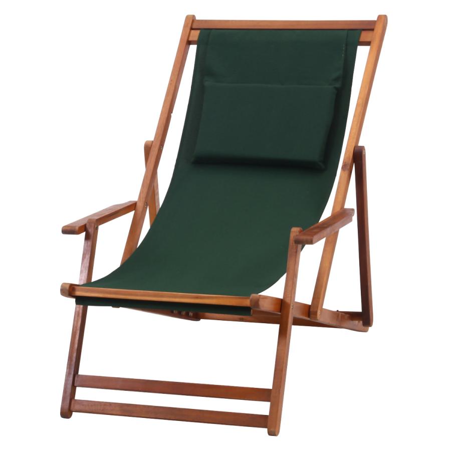 デッキチェア　木製×帆布　フジ貿易　［状態良好］❲引取り限定❳ 不二貿易 ガーデンチェア デッキチェア 折りたたみ : お弁当