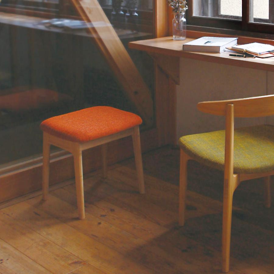 TEORI スツール オットマン 竹製 高さ43cm （ ダイニングチェアー