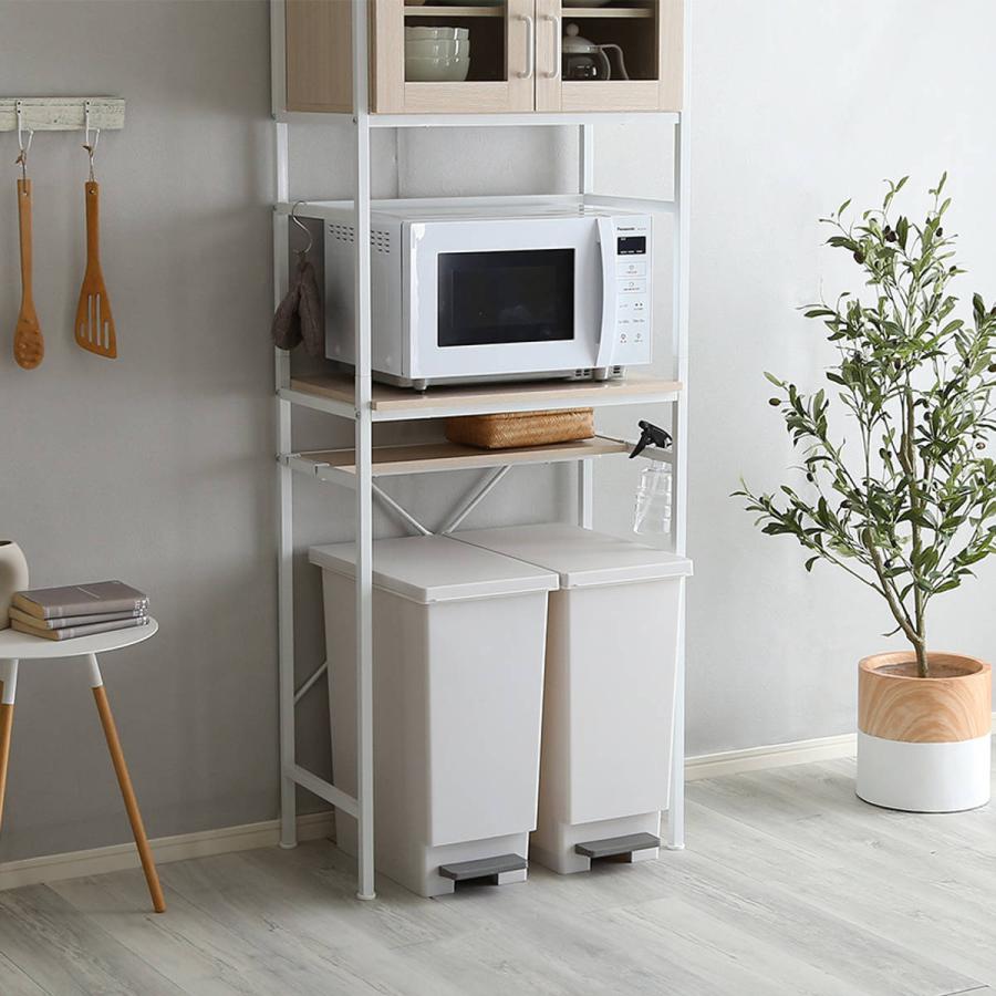 ホームテイスト（HOME taste） ゴミ箱上ラック 幅64cm スリムタイプ