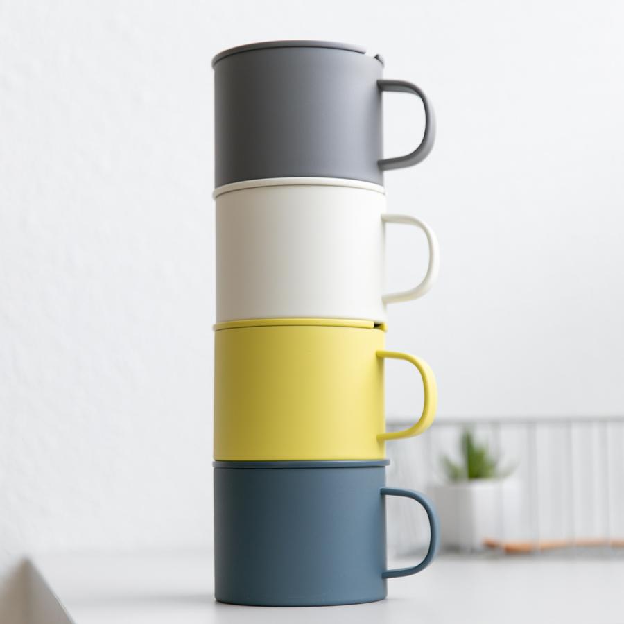 ピーコック魔法瓶工業 マグカップ フタ付き 280ml 真空二重構造