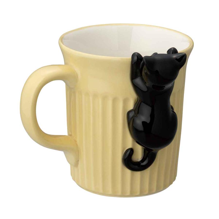 マグカップ 250ml にらめっこ猫マグ 陶器 （ マグ コップ カップ ネコ 