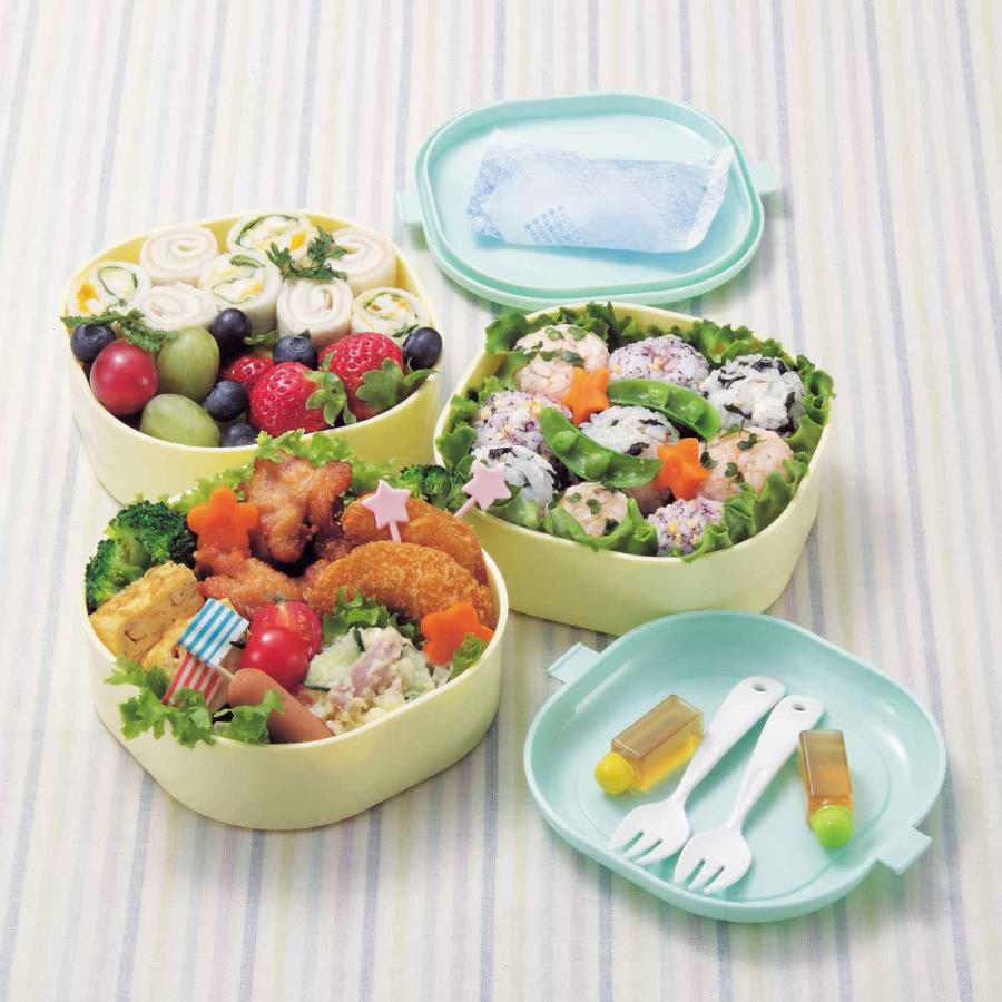 お弁当箱 ピクニックケース 3段×500ml （ ピクニックランチボックス お