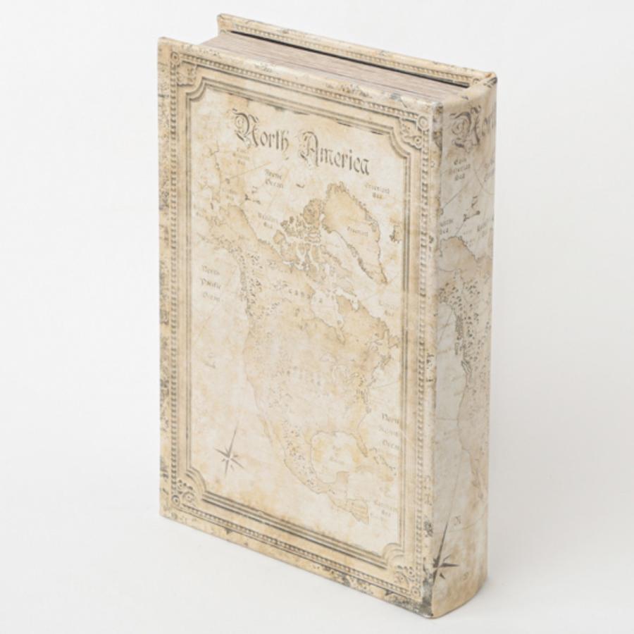 小物入れ ブックボックス マップ （ 収納 ブック型 ボックス 小物収納