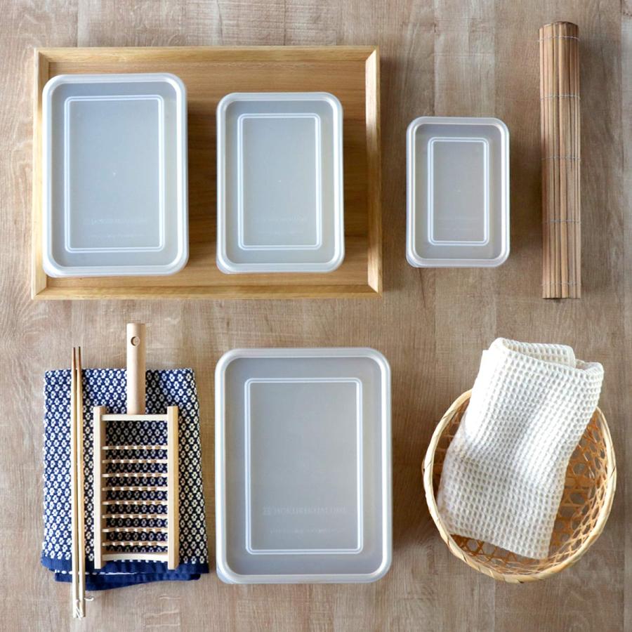 北陸アルミニウム 保存容器 1.8L 小伝具 硫酸アルマイト加工 アルミ角