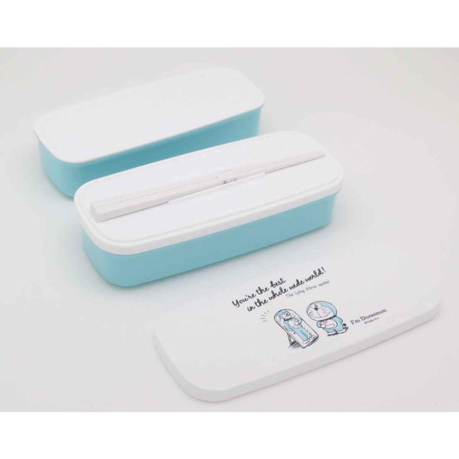 弁当箱 2段 640ml ドラえもん 食洗機対応 レンジ対応 抗菌 （ お弁当箱