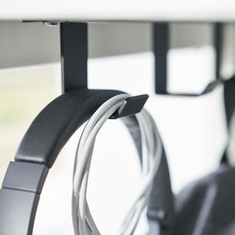 tower 山崎実業 デスク下フック3連 タワー （ 4903208058537 タワー