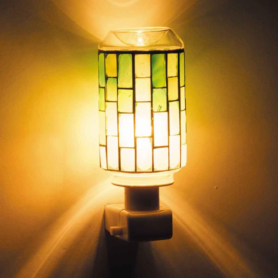 照明 アロマランプ モザイクランプ コンセント型 リュザール