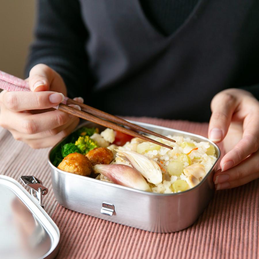 工房アイザワ 弁当箱 670ml UTILE 角型ランチボックス 中 （ aizawa