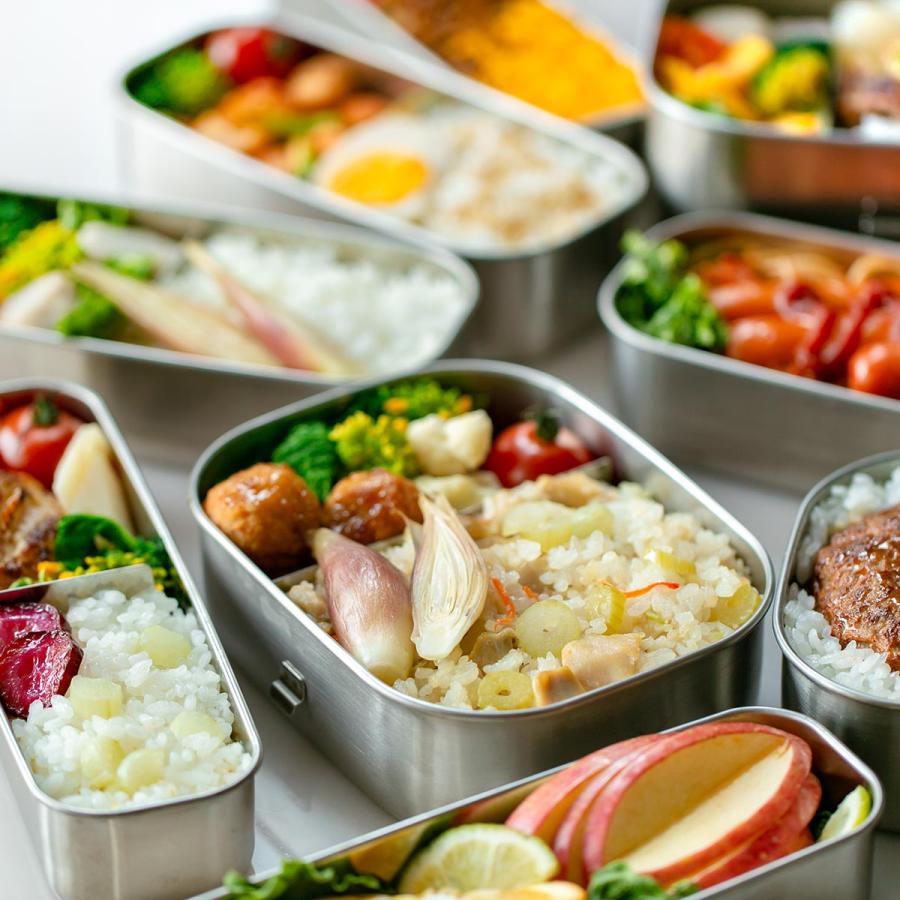 工房アイザワ 弁当箱 670ml UTILE 角型ランチボックス 中