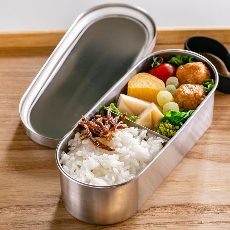 キューン　弁当箱セット OSK（オーエスケー） 弁当箱 550ml シマエナガ ランチボックス 仕切付